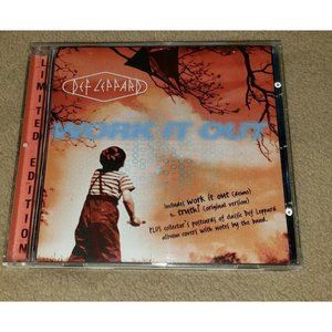 DEF LEPPARD limited edition import cd WORK IT OUT 3 tracks w/4 postcards